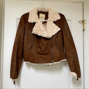 Paparazzi Faux Suede/Fur Jacket